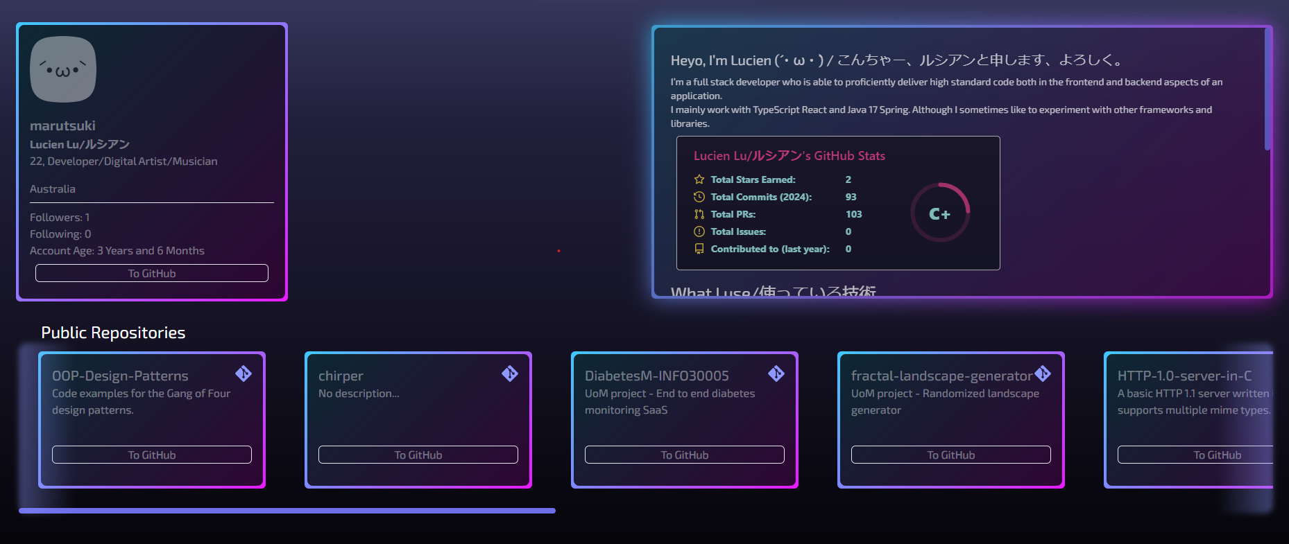 Maru github viewer